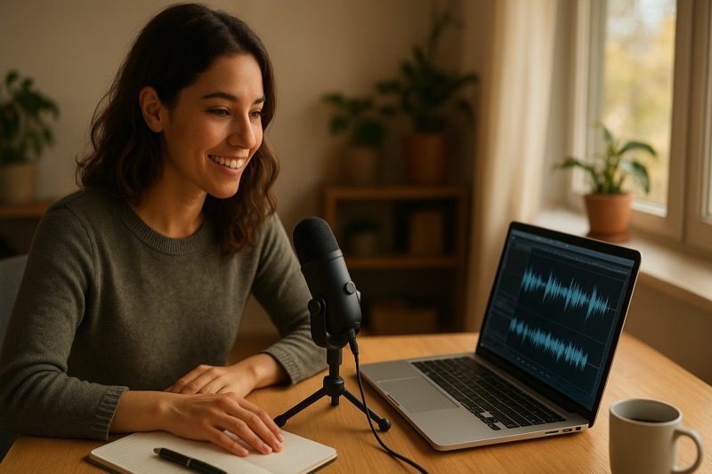 Member listening at home